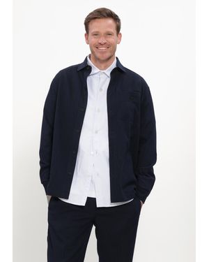 The Goodpeople Herren Overshirts Seppe - Blau