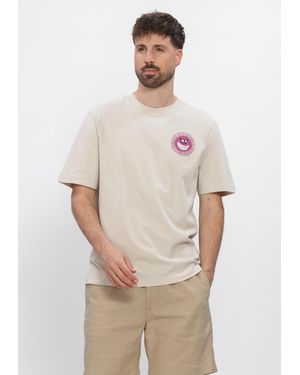 Barbour Herren Polos & T-Shirts Westbury Relaxed Graphic - Natur