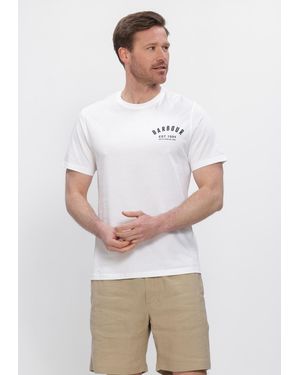 Barbour Herren Polos & T-Shirts Preppy T-Shirt - Weiß