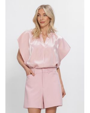 Nukus Damen Tops & T-Shirts Taylor Top Shiny - Pink