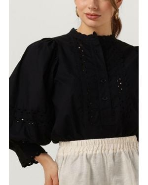 Antik Batik Bluse Roda Blouse Damen - Schwarz