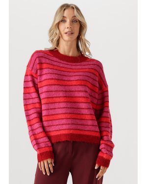 Ydence Damen Pullover & Cardigans Knitted Sweater Aria - Rot