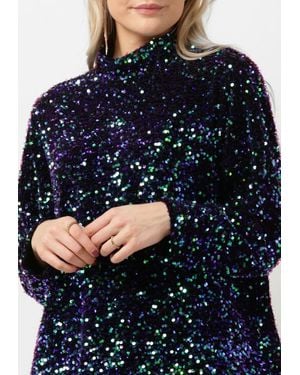 Goosecraft Pullover Gc Flapper Top Damen - Blau