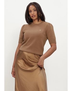 Josh V Damen Tops & T-Shirts Brent Top - Braun