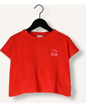 Petit Blush Mädchen Tops & T-Shirts Towel Top Cherry - Rot