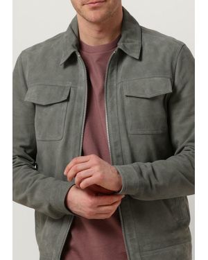 Goosecraft Lederjack Gc Porter Jacket - Grau