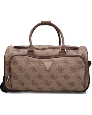 Guess Berta Wheeled Duffel Damen - Braun