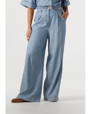Aaiko Damen Jeans Lotty Stripe Co 568 - Blau