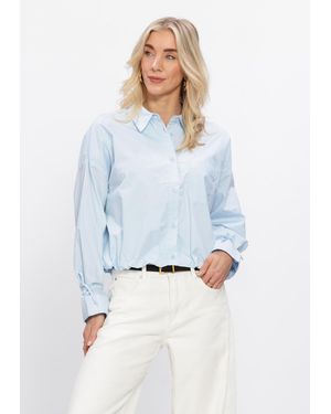 Aaiko Damen Blusen Mikkie Co 538 - Blau