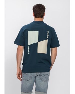 Chasin' Herren Polos & T-Shirts 52110088_Reco - Blau
