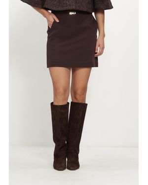 Bruuns Bazaar Damen Röcke Rubysusbboenne Skirt - Schwarz