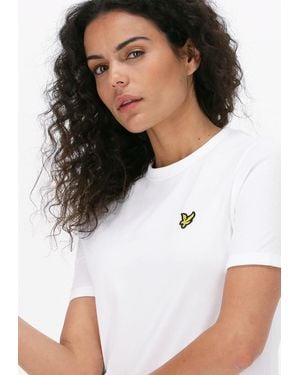 Lyle & Scott Minikleid T-Shirt Dress Damen - Weiß