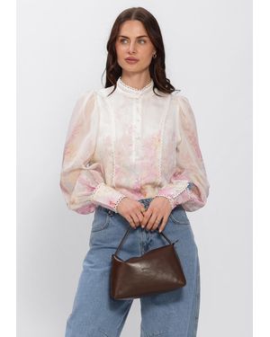 Y.A.S Damen Blusen Yasflorence Ls Shirt - Mehrfarbig