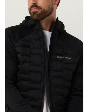 Peak Performance Wattierte Jack M Argon Hybrid Hood Herren - Schwarz