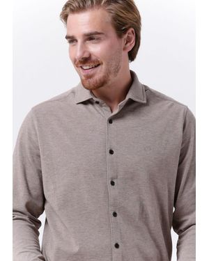 Dstrezzed Casual-Oberhemd Shirt Melange Pique Herren - Grau