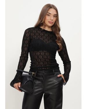 Notre-v Damen Tops & T-Shirts Nv-Ingelise - Schwarz