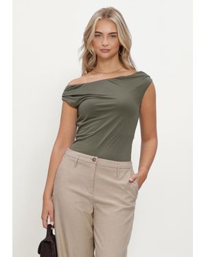 Modström Damen Tops & T-Shirts Himamd Off-Shoulder Top - Natur