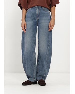 Catwalk Junkie Damen Jeans Super Barrel Fit Jeans - Blau