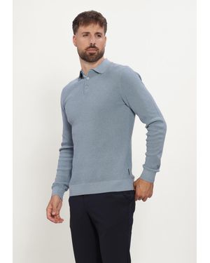 Saint Steve Herren Polos & T-Shirts Sander-S - Blau