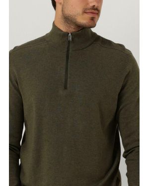 SELECTED Pullover Slhberg Half Zip Cardigan B Noos - Grün