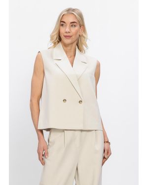 Modström Damen Blazers Galemd Vest - Natur