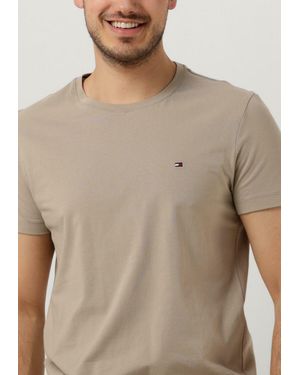Tommy Hilfiger T-Shirt Stretch Extra Slim Fit Tee Herren - Natur