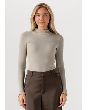 Rosemunde Damen Tops & T-Shirts Boston Turtleneck W/ Lurex - Natur