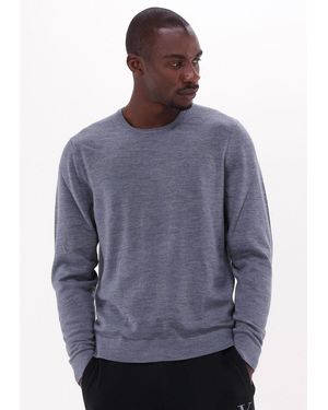 Calvin Klein Herren Pullover & Cardigans Superior Wool Crew Neck Sweater - Blau