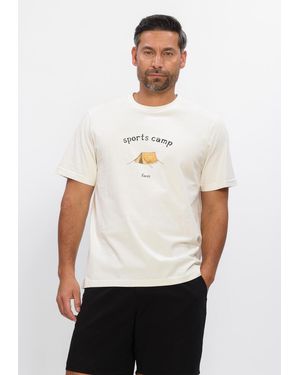 Forét Herren Polos & T-Shirts Sports T-Shirt - Weiß