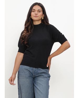 Bruuns Bazaar Damen Pullover & Cardigans Anemonebbhalias Knit - Schwarz