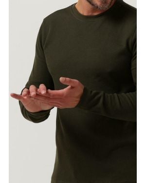 Anerkjendt Pullover Aksilo Ls Waffle Tee Herren - Schwarz