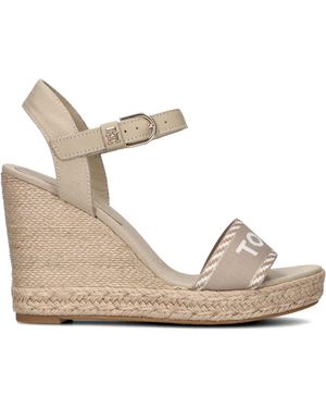 Tommy Hilfiger Sandalen Seasonal Webbing Wedge - Mehrfarbig
