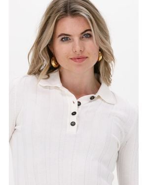 Modström Pullover Opera Polo Damen - Weiß