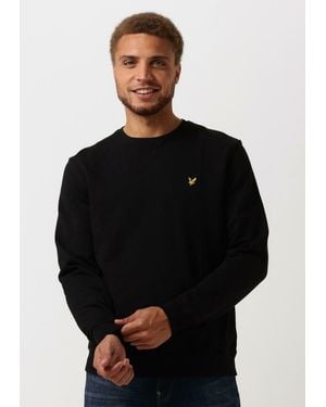 Lyle & Scott Herren Pullover & Cardigans Crew Neck Sweatshirt - Schwarz