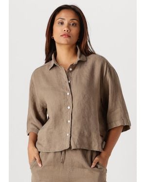 Moscow Damen Blusen 94-05-Lady - Braun