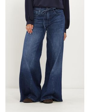 M·a·c Damen Hosen 0333 Auth. Comfort Vintage Denim Wide Extreme - Blau