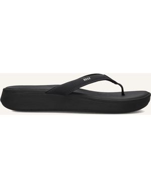 Reef Damen Pantoletten Cushion Cloud - Schwarz