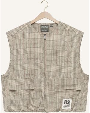 Indian Blue Jeans Mädchen Blazers Gilet Check - Grau