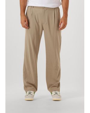 Pure Path Herren Hosen Straight Fit Pants - Natur