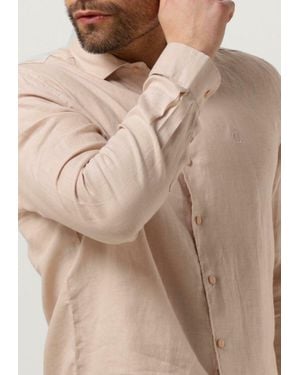 Dstrezzed Hell- Casual-Oberhemd Jagger Shirt Linen Herren - Natur
