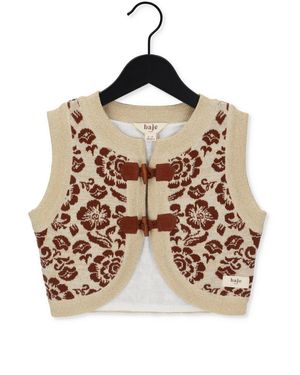 Baje Studio Gilet Capri Mädchen - Braun
