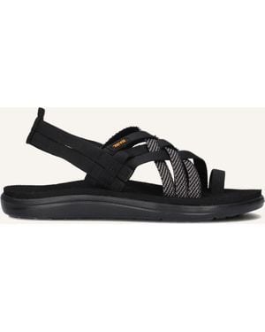 Teva Damen Sandalen W Voya Strappy - Schwarz