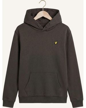 Lyle & Scott Jungen Pullover & Cardigans Brush Back Pullover Hoodie - Grau