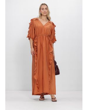 Dante6 Damen Kleider -Anzur Embellished Maxi Dress - Orange