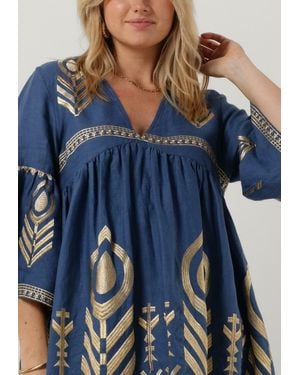 Greek Archaic Kori Minikleid 230559 Damen - Blau