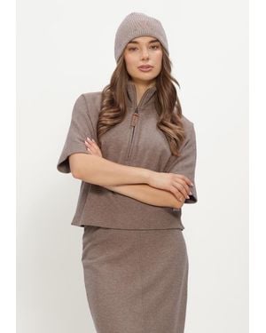 Moscow Damen Pullover & Cardigans 78-04-Ginevra - Braun