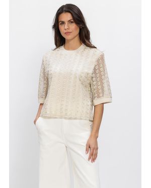 Aaiko Damen Tops & T-Shirts Julice Ny 521 - Natur