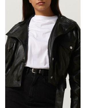 Goosecraft Lederjack Gc Daiguiri Jacket - Schwarz