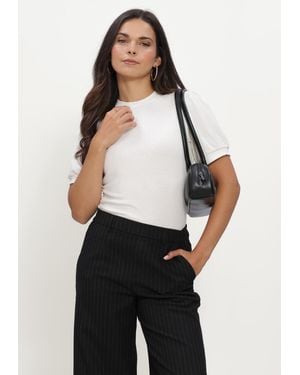 Minus Damen Tops & T-Shirts Johanna Tee - Weiß