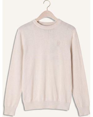 Lyle & Scott Jungen Pullover & Cardigans Knitted Tonal Eagle Crew Neck Jumper - Natur